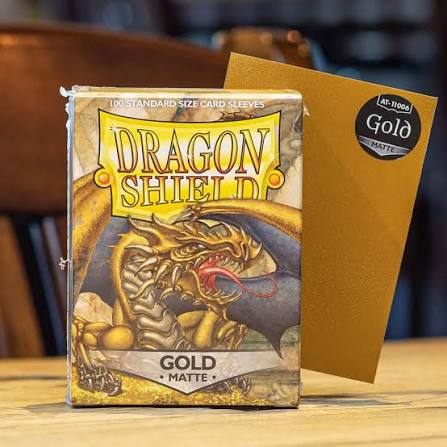 Dragon Shield - Gold Matte