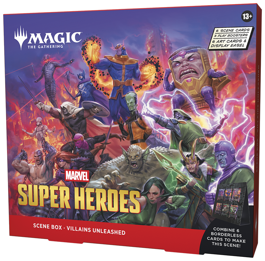 Marvel Super Heroes Villains Unleashed Scene Box