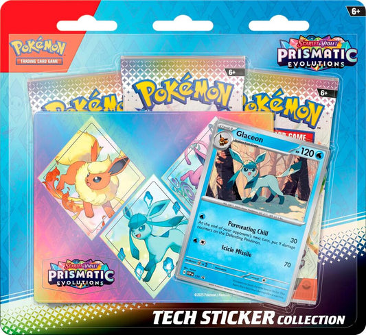 Prismatic Evolutions Tech Sticker Collection (Variants)