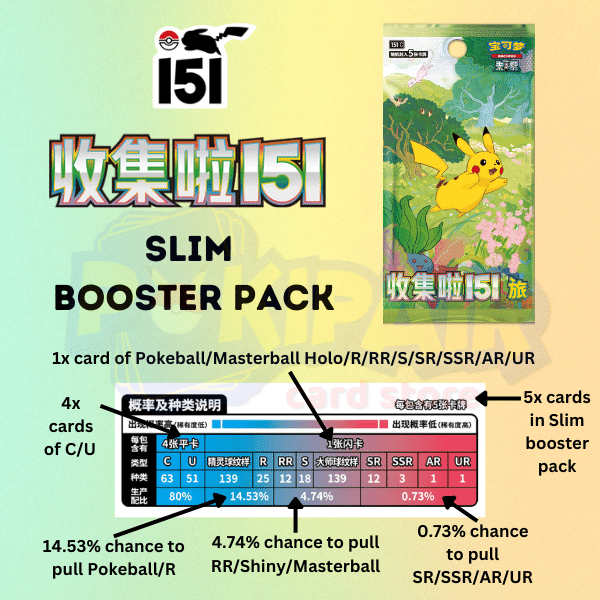 151 Booster Box- Slim [Simplified Chinese]