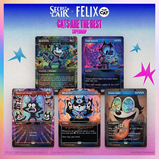 Secret Lair Drop: Secret Lair x Felix the Cat: Magic Bag of Tricks - Traditional Foil Edition