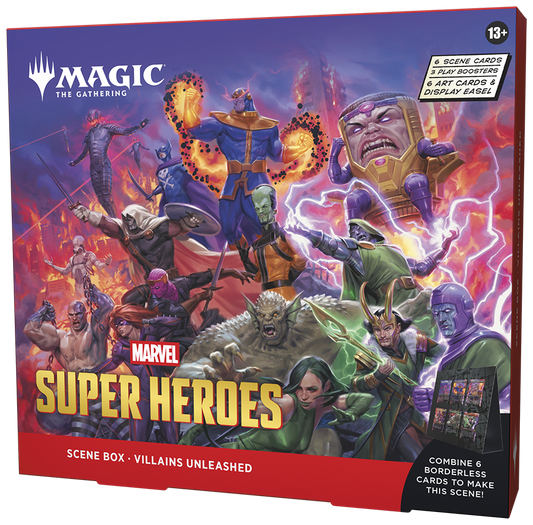 Marvel Super Heroes Villains Unleashed Scene Box