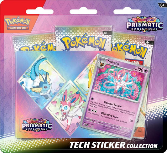 Prismatic Evolutions Tech Sticker Collection (Variants)