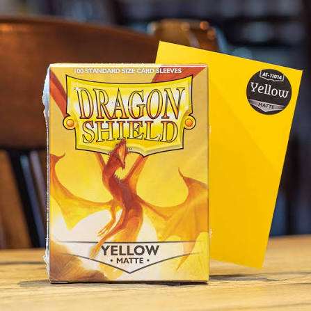 Dragon Shield - Yellow Matte